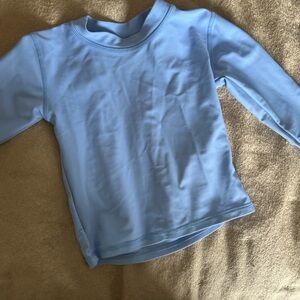 Sky Blue Kids Swim Rashguard